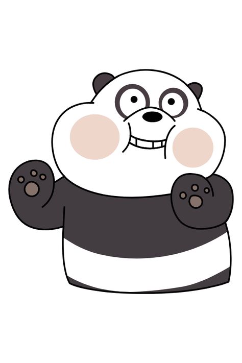 We Bare Bears Stickers, We Bare Bears Panda, Panda We Bare Bears, Panda Stickers, Bear Sketch, Boy Baby Shower Decor, Pastel Iphone Wallpaper, We Bare Bears Wallpapers, Ice Bears