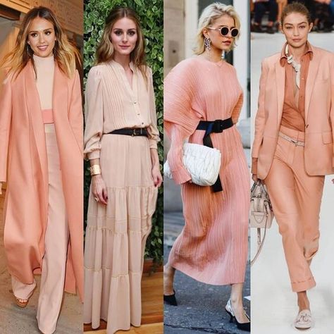 Salmon Color Outfit, Salmon Pink Outfit, Salmon Outfit, Casual Outfit Ideas For Women, Business Casual Outfit Ideas, Business Casual Chic, Peach Clothes, Salmon Dress, Color Durazno