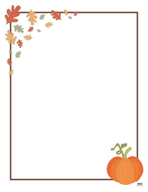 Choose from 20 unique fall page borders and frames for the perfect seasonal paper for anything you might need it for! 100% FREE. Print from home! Fall Boarder Designs, Thanksgiving Borders Free Printable, Autumn Frame Background, Autumn Border Frame, Autumn Leaves Border Design, Fall Borders, Border Templates, Memo Notepad, Page Background