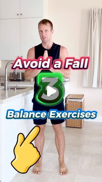 Grow Young Fitness on Instagram: "Avoid a fall and practice these balance exercises with me! #seniorfitness #fallprevention #fitnesstips #athomeworkouts #beginnerexercise" Balance Exercises Stability, Balance Workouts, Improve Balance Exercises, Osteoporosis Exercises, Simple Workout Routine, Therapy Exercises, Stability Exercises, Easy Exercise, Yoga For Seniors