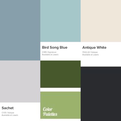 Colour scheme-blue, black, gray, white, green Black White Green Color Scheme, Sage Green Black And White Color Palette, Blue Green Black Color Palette, Color Schemes With Gray, Caravan Rebuild, Color Palette Dark Green, Bedroom Color Schemes Green, Color Palette Dark, Black And Grey Bedroom