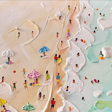 Alena Shymchonak on Instagram: "My sweet summer ☀️💫❤️ #summerinmysoul #happyness #happypeople #amazingday #ocean #beachpainting #paradise #summercolors #arte #impastopainting #artcollection #artexhibition #artsupport #artmag #design #artforinteriors #decoration" Alena Shymchonak, Impasto Painting, Sweet Summer, March 4, Beach Painting, Happy People, Summer Colors, Art Exhibition, Beach House