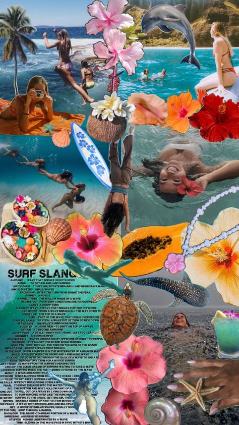 coastal tropical collage Island Gyal Aesthetic, Tropicana Aesthetic, Tropical Vibes Aesthetic, Tropical Girl Aesthetic, Coconut Girl Collage, Tropical Summer Aesthetic, Island Girl Aesthetic, Coconut Island, Island Gyal