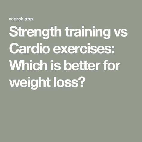 Strength training vs Cardio exercises: Which is better for weight loss? Alcohol Detox At Home, Detox From Alcohol, Cardio Vs Weights, Motivational Quotes Change, Cardio Exercises, Alcohol Detox, Gym Routine, Which Is Better, Aerobic Exercise