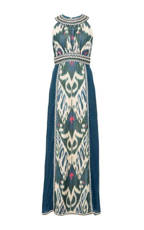 Uzbek Clothing, Pua Kumbu, Batik Clothing, Dress Moda Operandi, Tenun Ikat, Women Dress Collection, Ikat Dress, Thai Traditional Dress, Batik Fashion