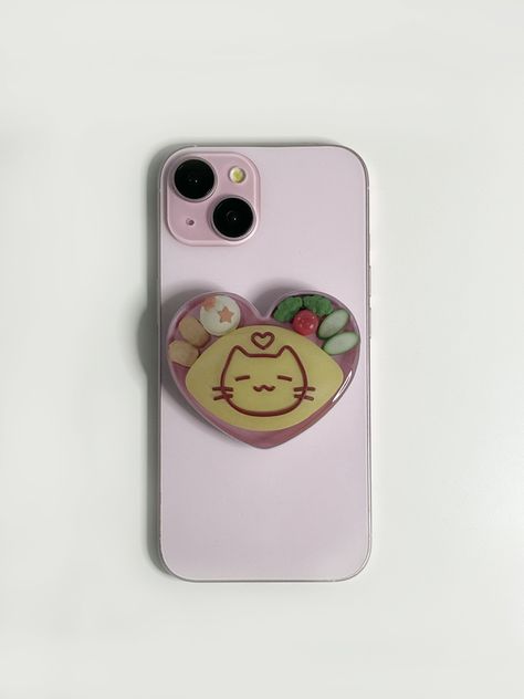 Pop Socket Aesthetic, Phone Case With Popsocket, Popsocket Design, Creative Iphone Case, Cat Phone Case, Artsy Aesthetic, Image Swag, Phone Inspo, Kawaii Phone Case