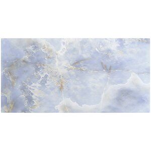 Ivy Hill Tile Selene Onyx 24" x 48" Porcelain Marble Look Wall & Floor Tile | Wayfair.ca Polished Porcelain Tiles, Ivy Hill Tile, Blue Onyx, Marble Look Tile, Commercial Flooring, Tile Work, Porcelain Floor Tiles, Porcelain Flooring, Tile Samples