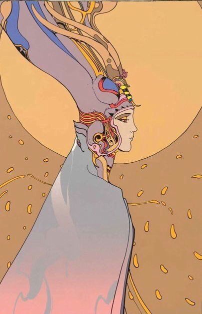 70s Sci-Fi Art - Moebius | Facebook Moebius Artist, Mobius Art, Moebius Art, 70s Sci Fi Art, Science Fiction Illustration, Sci Fi Comics, Travel Drawing, Pulp Art, Science Fiction Art