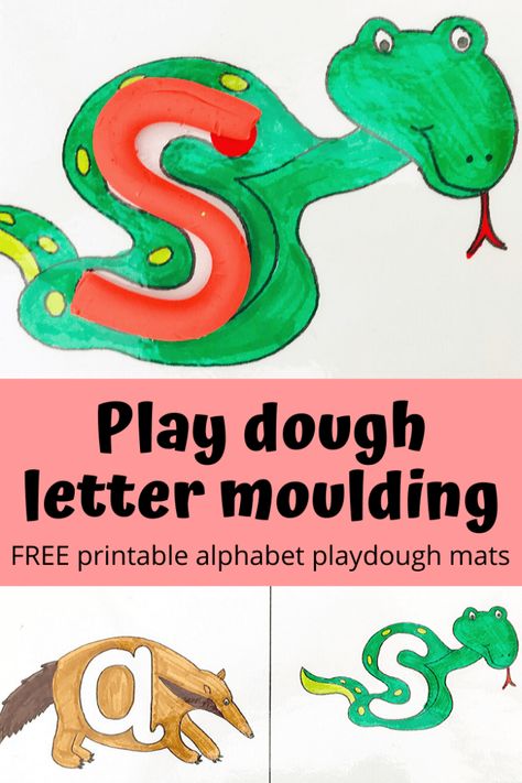 Make play dough letters using these free printable alphabet mats Name Playdough Mats Free Printables, Play Dough Mats Free Printables, Playdough Learning Activities, Playdough Printables, Play Doh Letters, Make Play Dough, Playdough Letters, Zootopia Party, Play Doh Activities