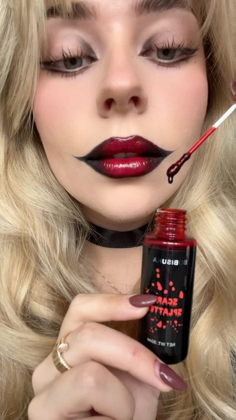 LENA | halloween clown lips♥️🖤💋 ad products i used: @yslbeauty crushliner in black @pradabeauty 08 & 09 brush @armanibeauty power matte lipstick... | Instagram Clown Lips, Halloween Lip Makeup, Halloween Clown, Halloween Make, Matte Lipstick, Lip Makeup, Make Up, Lips, Halloween