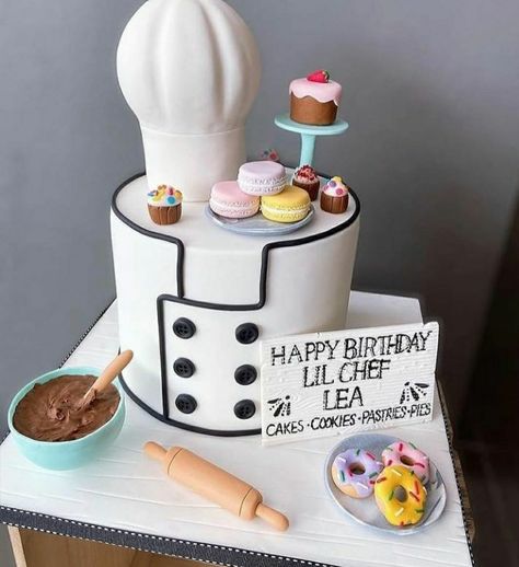 Chef Cake, Dummy Cake, Chef Party, Baker Cake, Instagram Cake, Couture Cakes, Novelty Cakes, Cake Images, Cake Designs Birthday