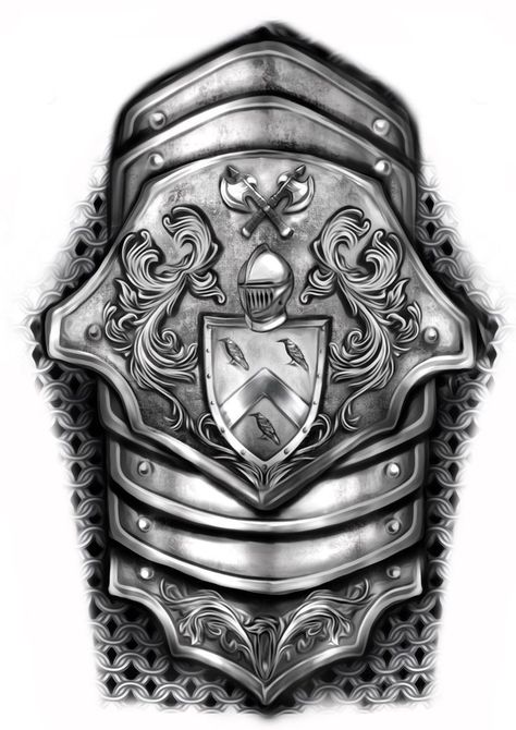 Armor Half Sleeve Tattoo, Gladiator Shoulder Armor, Tattoo Armor Shoulder, Knights Armor Tattoo, Armor Sleeve Tattoo For Men, Armor Arm Tattoo, Leg Armor Tattoo, Armor Tattoo Shoulder, Armor Shoulder Tattoo