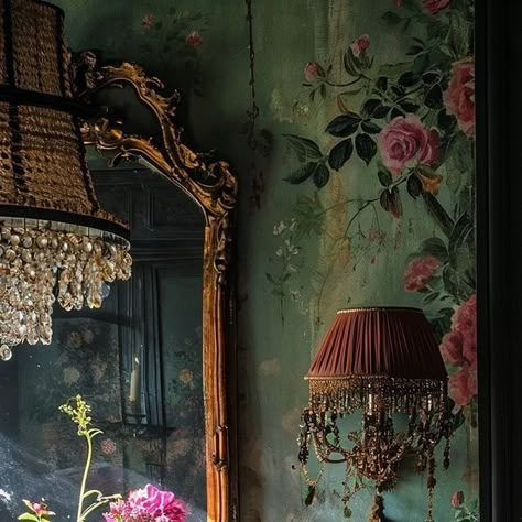 Tracy Porter, Apartment Life, Dream House Decor, Home Wallpaper, Antique Mirror, Bohemian Decor, Cloak, House Inspiration, Crystal Chandelier