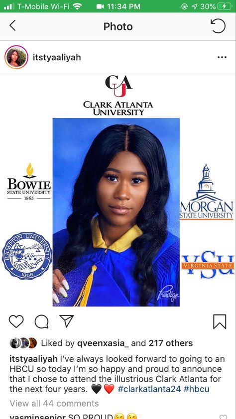 Clark Atlanta University, College Acceptance, Dream College, Dream School, State University, Atlanta, University