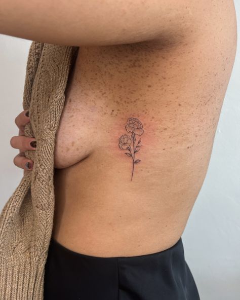 Carnations 💐 Thank you @sydneybxo 🤍 #tattoo #tattoos #ribtattoo #carnation #carnations #carnationtattoo #fineline #fyp #explore #explorepage Carnation Flower Tattoo, Carnation Tattoo, Carnation Flower, Rib Tattoo, Flower Tattoos, Flower Tattoo, Tatting, Thank You, Tattoos