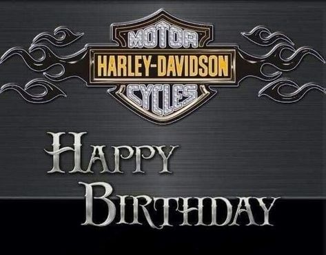 Happy Birthday Harley Davidson, Gif Birthday, Good Tuesday Morning, Harley Davidson Painting, Harley Davidson Birthday, Biker Birthday, Harley Davidson Quotes, Harley Davidson Merchandise, Harley Davidson Helmets