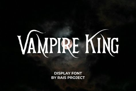 Vampire King is a creepy and dark display font. It is perfectly suitable for any Halloween-related project or crafty idea! The only limit is your imagination. Try before you buy Vampire King font for iOS, Android, macOS, or Windows for free, or you can download the full version with a commercial license here. Vampire King […] The post Vampire King Font appeared first on FreeFontDL. Vampire Font, Fantasy Font, Mysterious Style, Vampire King, Movie Games, Game Movie, Horror Font, 1001 Fonts, Best Free Fonts