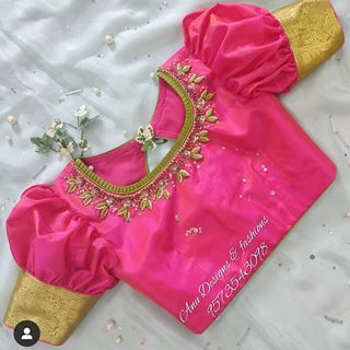 stlye with us (@anjali_fashion__) • Instagram photos and videos Baahubali Hands, Fuga Sleeves, Trending Blouse Designs, Cold Shoulder Blouse Designs, Blouse Designs For Saree, Blouse Designs For Back, Normal Blouse, Trending Blouse, Black Blouse Designs