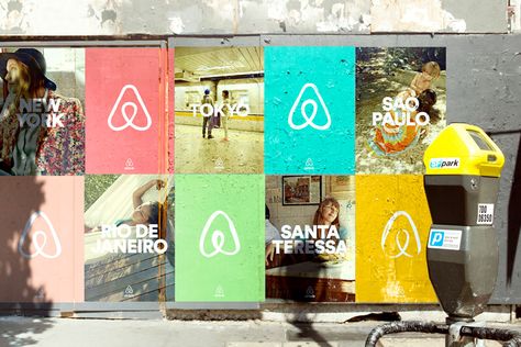 AirBNB. Don't mind the logo applied and it situ. Wild Posting, Billboard Ads, Visual Resume, Construction Signs, Billboard Design, Adventure Design, Creative Review, Sharing Economy, Brand Strategist