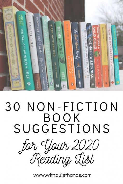 Non Fiction Book Recommendations, Best Non Fiction Books For Women, Non Fiction Books Worth Reading, Vision Ideas, Christian Parenting Books, Best Non Fiction Books, Fiction Books For Kids, Growth Books, Memoir Books