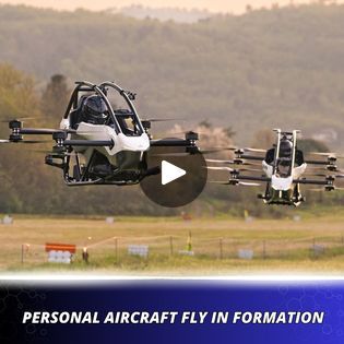 Personal Aircraft Fly in Formation | Watch these personal aircraft fly in formation for the first time. | By Startup SelfieFacebook Personal Aircraft, Air Craft, Start Up, First Time, Aircraft, The One, The First, Collage, Cars