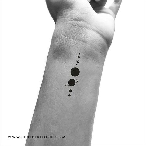 Solar system temporary tattoo, get it here ► Astronomy Tattoos, Astronomy Tattoo, Solar System Tattoo, Plane Tattoo, Airplane Tattoos, Ghibli Tattoo, Inner Forearm, Space Tattoo, Dainty Tattoos