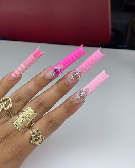 Glittery Acrylic Nails, Croc Nails, Long Acrylic Nail Designs, Drip Nails, Colored Acrylic Nails, Polygel Nails, Short Square Acrylic Nails, Dope Nail Designs, Long Square Acrylic Nails