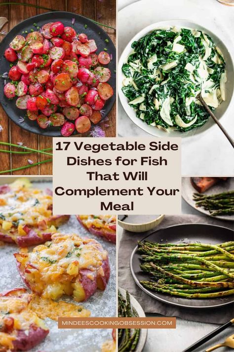 17 Vegetable Side Dishes for Fish That Will Complement Your Meal Vegetable Side Dishes For Fish, Fried Flounder, Side Dishes For Fish, Unique Salad, Edamame Salad, Vegetable Side Dish, Roasted Radishes, Pasta Salad Italian, Fish Dinner