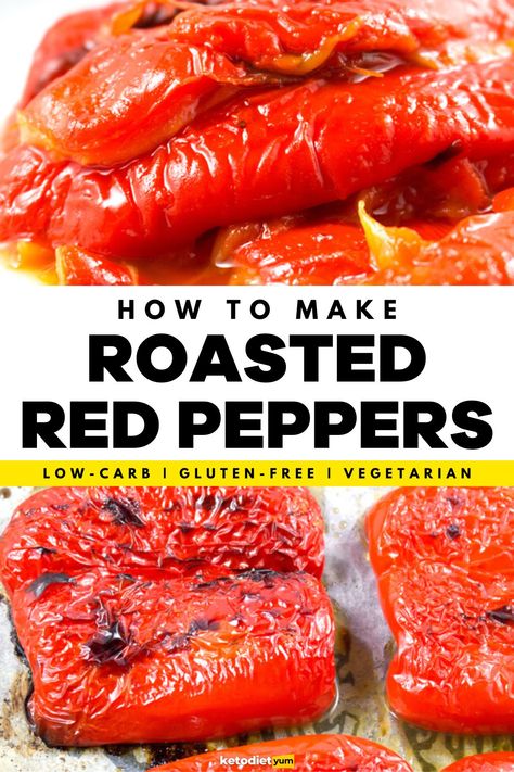 Stir Fry Ideas, Fry Ideas, Roasted Red Peppers Recipes, Tomatoes And Eggs, Baked Parmesan Tomatoes, Red Pepper Recipes, Stuffed Peppers Healthy, Stuffed Pepper Dip, Red Bell Peppers