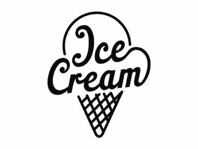 Coffee Bar Kitchen, Ice Creamery, Ice Cream Logo, Ice Cream Poster, Business Apps, Website Business, Yummy Ice Cream, Creative Logo Design, Food Logo Design