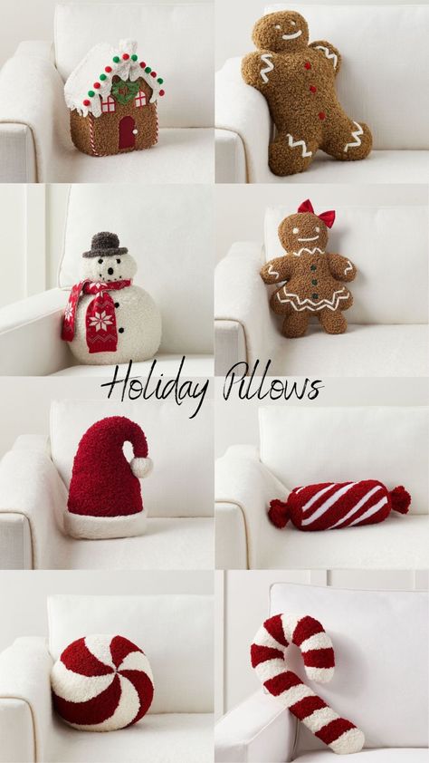 Santa Hat Pillow curated on LTK Christmas Decor Ideas Sewing, Christmas Shaped Pillow, Diy Christmas Cushion, Cozy Christmas Decorations Diy, Christmas Styles Decor, Santa Hat Decorating Ideas, Christmas Pillows To Make, Christmas Decor 2024, Christmas Pillow Ideas