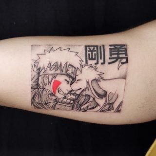 Naruto tattoos Anbu Tattoo, Simple Tattoos For Guys, Manga Tattoo, One Piece Tattoos, Naruto Tattoo, Intricate Tattoo, Dot Work Tattoo, Cartoon Tattoos, Black Ink Tattoos