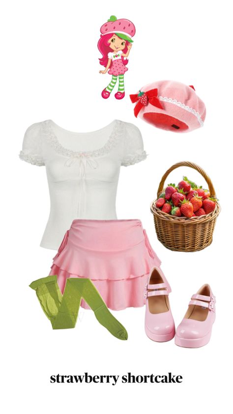 strawberry shortcake character, Halloween costume Strawberry Shortcake Halloween Costume, Strawberry Shortcake Character, Strawberry Shortcake Outfits, Strawberry Shortcake Costume, Classy Halloween Costumes, Strawberry Shortcake Characters, Trunk Or Treat, 11th Birthday, Character Outfits