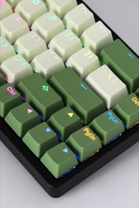 Keycaps Time! Illuminate your mechanical keyboard with the captivating Green Backlit OEM PBT Keycap Set! 💚💡

Customize your typing experience with this vibrant keycap set designed for green backlit keyboards. 💻✨

Crafted from high-quality PBT material, these keycaps offer durability and a comfortable typing feel. 🖌️💪

Enhance your keyboard aesthetics and enjoy a mesmerizing green glow as you type with this exceptional keycap set! 🌟🔑 Custom Keyboard Keycaps, Keyboard Decor, Custom Keyboard, Keyboard Keycaps, Green Cherries, Backlit Keyboard, Keycap Set, Mechanical Keyboard, Keyboard