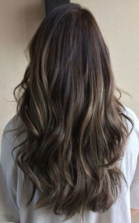 Dark Ash Brown Hair Colour, Dark Ash Brown Hair, Coffee Brown Hair, Undercut Haircut, Rambut Brunette, Ash Brown Hair Color, Brown Hair Shades, Ash Hair, Brown Ombre Hair