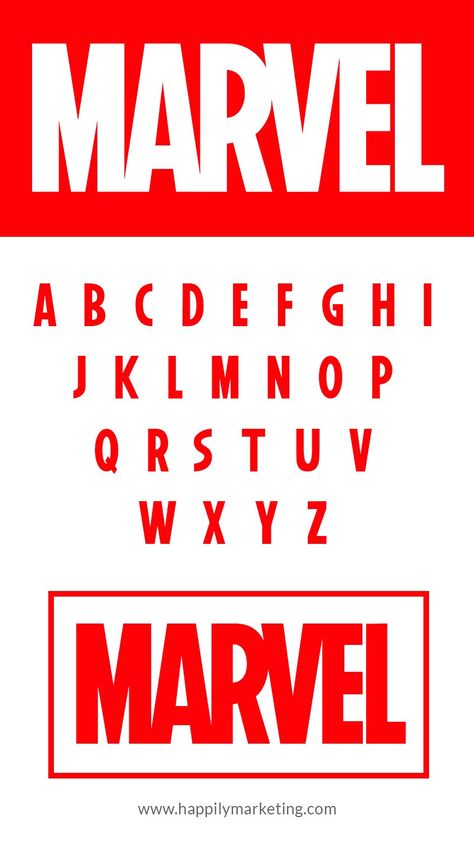 Marvel Font Download For Personal Use Free - 2023 4 Avengers Alphabet Letters, Marvel Fonts Alphabet, Marvel Calligraphy, Marvel Lettering, Emo Font, Marvel Alphabet, Marvel Letters, Marvel Font, Universe Font