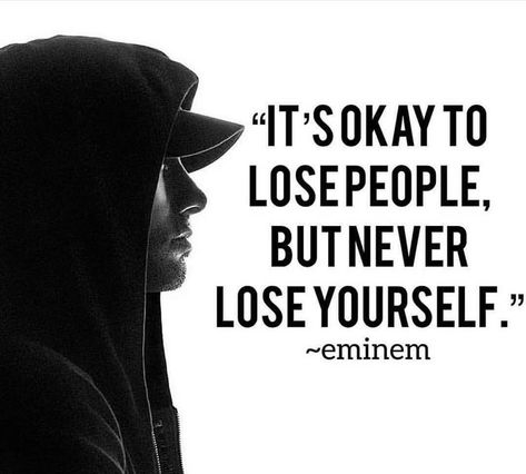 Stay true to yourself and you’ll go far 💯  #inspirationalquotes #loseyourself #connections #eminem #business #truth Eminem Tattoo Ideas Lyrics, Eminem Lyrics Tattoo, Eminem Lyrics Quotes, Eminem Inspired Tattoos, Lose Yourself Eminem, Eminem Tattoo, Eminem Lyrics, Eminem Funny, Facebook Cover Quotes