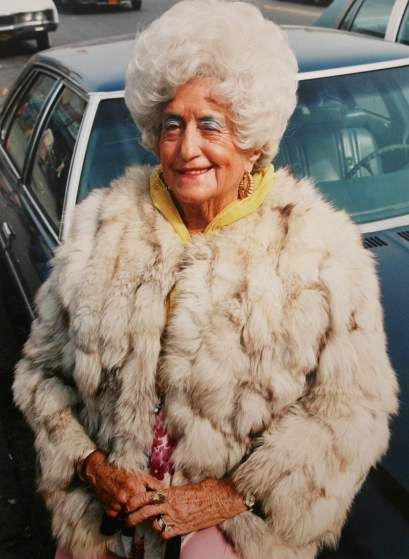 Woman with Fur Coat, Brighton Beach, Brooklyn, NY, 1982 Humans Of New York, Texas Women, Brighton Beach, Fur Coats Women, Old Woman, Old People, Cat T, People Photography, Crazy Cats