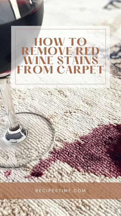 Don’t let red wine spills ruin your carpet! Learn how to remove red wine stains naturally with these easy DIY methods. Using common household ingredients like baking soda and vinegar, you can lift stubborn stains and keep your carpets looking spotless—no need for harsh chemicals! 🍷🧼 #RedWineStainRemoval #CarpetCare #DIYCleaning #EcoFriendlyHome Red Wine Stain Removal, Wine Stain Remover, Baking Soda And Vinegar, Red Wine Stains, Wine Stains, Red Stain, Eco Friendly House, Diy Cleaning Products, Simple Tricks