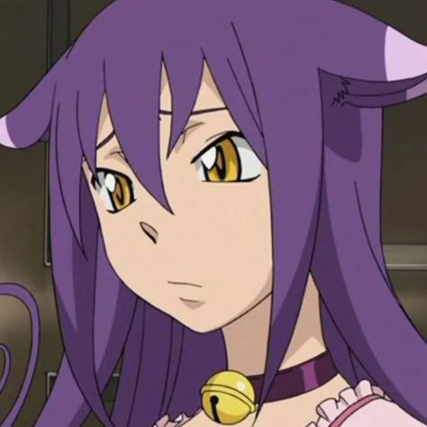 Blair Souleater, Blair Soul Eater Icon, Witch Blair Soul Eater, Blair Pfps Soul Eater, Soul Eater 2, Black Star Pfp Soul Eater, Soul Eater Blair, Blair Soul Eater Banner Gif, Blair Soul Eater Icon Gif