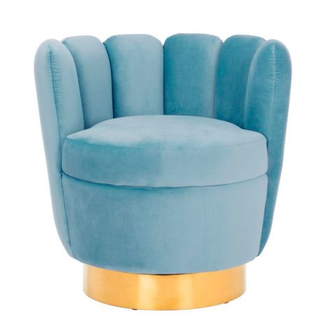 Shop Safavieh Couture Arrow Swivel Velvet Chair Light Blue at Homethreads.com and get free shipping. Tufted Chair, Velvet Chair, Blue Chair, Barrel Chair, Velvet Upholstery, Leather Chair, Vintage Italian, Swivel Chair, New Room