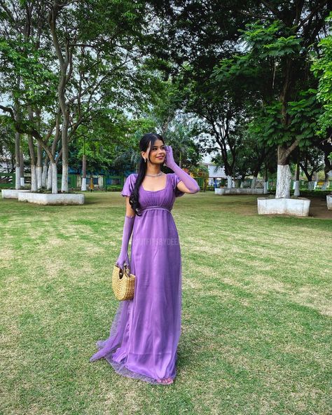 💜💜📸 Bridgerton Inspired Dress Recreation 💜 #outfit #outfitfromscratch #outfitfromscratchindian #bridgerton #bridgertondress #bridgertonoutfits #regencyfashion #regencydress #customisedoutfitsindia #daphnedress #purpledress #bridgertonnetflix bridgerton inspired outfit , customised outfit from scratch Indian Outfit From Scratch Indian, Bridgerton Inspired Dress, Outfit From Scratch, Dress From Scratch, Bridgerton Inspired, Daphne Dress, Regency Dress, Regency Fashion, Saree Blouse Patterns