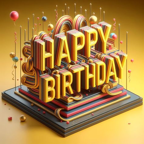 Prompt 👉Create a 3D realistic word of " happy BIRTHDAY" real colour of stunning glossy a perspective background gold, yellow and red .24k unreal render engine 👉 if Like, please Follow and Share AI Graphics Studio 👇Contact on WhatsAPP: http://tiny.cc/aigraphicsstudio #aigraphicsstudio #AI #DigitalMarketing #digitalartist #digitalart #digital #creativephotography #designinspiration #graphicdesigner #smallbusinessbigdreams #automation #AIInnovation #machinelearning #copilot #midjourney #graph... Perspective Background, Happy Birthday 3d, Background Gold, Gold Yellow, Creative Photography, Digital Artist, Happy Birthday, Graphic Design, Yellow