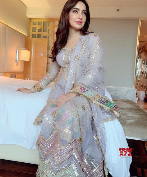 Asian Dresses, Pakistani Party Wear Dresses, Indian Celebrity, Nikkah Dress, Let There Be Light, Pakistani Clothes, Neha Sharma, Pakistani Party Wear, Punjabi Outfits