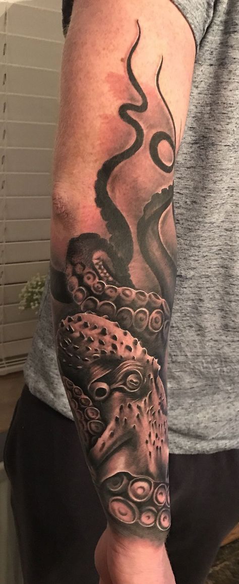 Octopus tattoo arm #Uncategorized Mens Chest Arm Tattoo, Octopus Arm Sleeve Tattoo, Kraken Forearm Tattoo, Kraken Arm Tattoo, Forearm Octopus Tattoo, Octopus Tattoos Arm, Octopus Forearm Tattoo, Octopus Tattoo Arm, Octopus Arm Tattoo