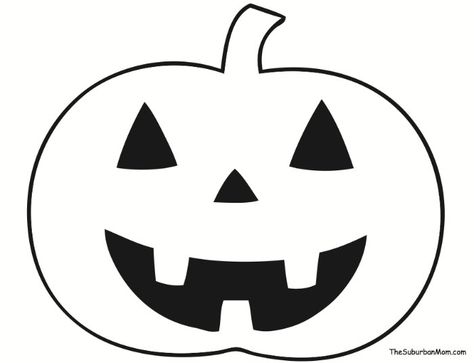 Pumpkin Outline Template Halloween Pumpkin Outline Printable, Halloween Pumpkin Templates, Pumpkin Outline, Halloween Infantil, Halloween Crafts Preschool, Minimalist Halloween, Cute Halloween Decorations, Halloween Decorations For Kids, Pumpkin Drawing