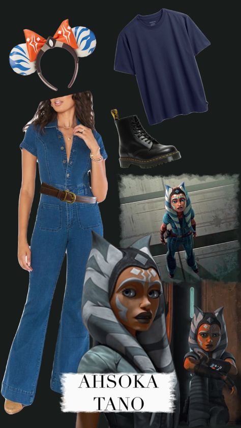 Mechanic ￼Ashoka Disney Bound Outfit #outfit #outfitinspo #disneybound #starwars #ashoka #clonewars #disneyoutfit Star Wars Inspired Outfits, Star Wars Disneybound, Star Wars Fashion, Disney Bound Outfits, Disney Cosplay, Star Wars Inspired, Disney Outfits, Clone Wars, Your Aesthetic