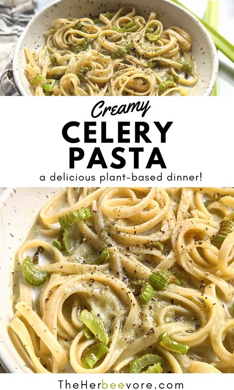 Celery Pasta, What Is Healthy Food, Celery Recipes, Plant Based Dinner, Cream Of Celery Soup, Lean Belly Juice, Belly Juice, Lean Belly, Gone Forever