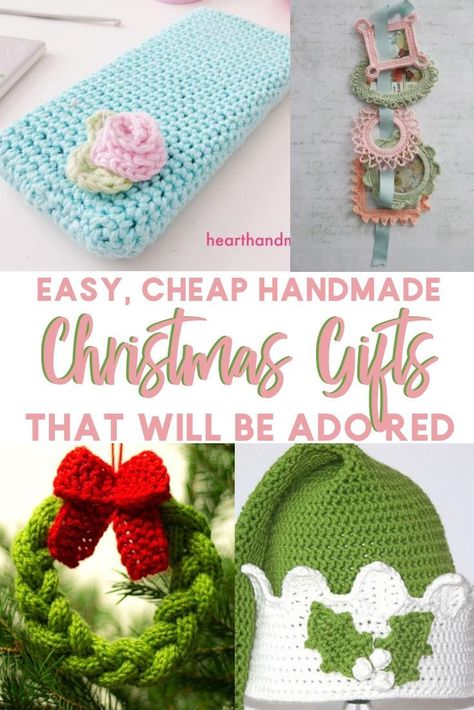 Holiday season is approaching fast and before we know it, we are busy cooking Christmas dinner.  Don't wait too late starting with Christmas handmade gifts.  Have a look at the round-up of crochet and knit Christmas gift ideas and plan your time ahead. Easy Handmade Christmas Gifts, Crochet Xmas Gifts, Quick Crochet Gifts, Knitting Christmas, Crochet Christmas Gifts, Crochet Xmas, Easy Handmade, Easy Christmas Gifts, Crochet Magazine