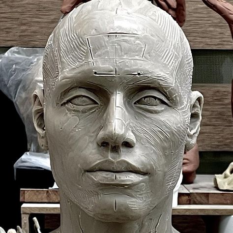 ▫️ | Instagram Face Clay Sculpture, Sculpted Eyes, Clay Face Sculpture, Clay Head Sculpture Ideas, Clay Face Sculpture Sculpting Tutorials, Faces Sculpture, Sculpture Head Faces, Human Face Sculpture Clay, Sculpture Face